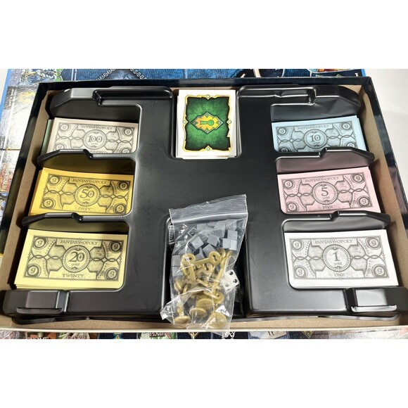 Fantasy Opoly Fantasy Board Game One Epic Quest Late for the Sky Complete - Picture 16 of 16